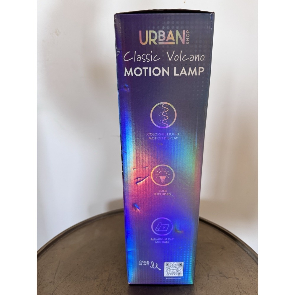 Urban Shop New Lava Lamp In Box Nib Motion Color Teens Kids Decor - Picture 4 of 6